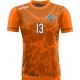 koszulka siatkarska męska omega 14 senior pomarańczowa, sublimacja, szybkoschnąca na halę