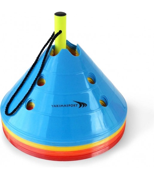 Pachołek Treningowy Chińczyk Na Stojaku Zestaw 20 Sztuk