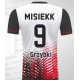 koszulka siatkarska omega 2 junior biało-czarno-czerwona, sublimacja, szybkoschnąca do siatkówki halowej