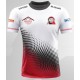 koszulka siatkarska męska omega 8 senior biało-czerwono-czarna, sublimacja, szybkoschnąca na halę