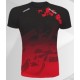 koszulka siatkarska defender pro pn czerwono-czarna, w pełni sublimowana do siatkówki halowej