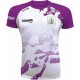 koszulka siatkarska defender pro pn biało-fioletowa, w pełni sublimowana do siatkówki halowej