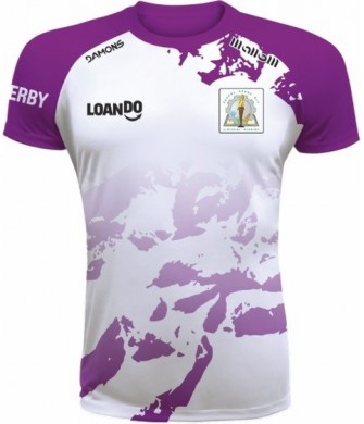 koszulka siatkarska defender pro pn biało-fioletowa, w pełni sublimowana do siatkówki halowej