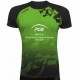 koszulka siatkarska defender pro pn zielono-czarna, w pełni sublimowana do siatkówki halowej