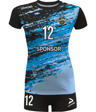 Stroje Siatkarskie Dziewczęce Treningowe Helix 1