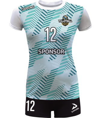 Stroje Siatkarskie Dziewczęce Treningowe Helix 3