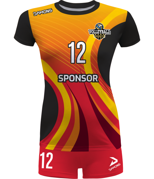 Stroje Siatkarskie Dziewczęce Treningowe Helix 4