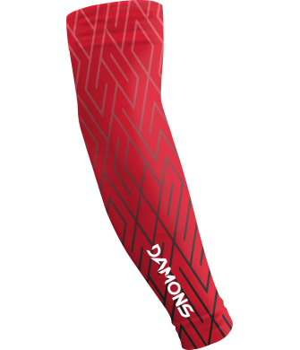 Czerwone rękawki siatkarskie męskie sublimowane Helix 2