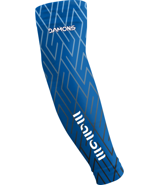 Niebieskie rękawki siatkarskie męskie sublimowane Helix 2
