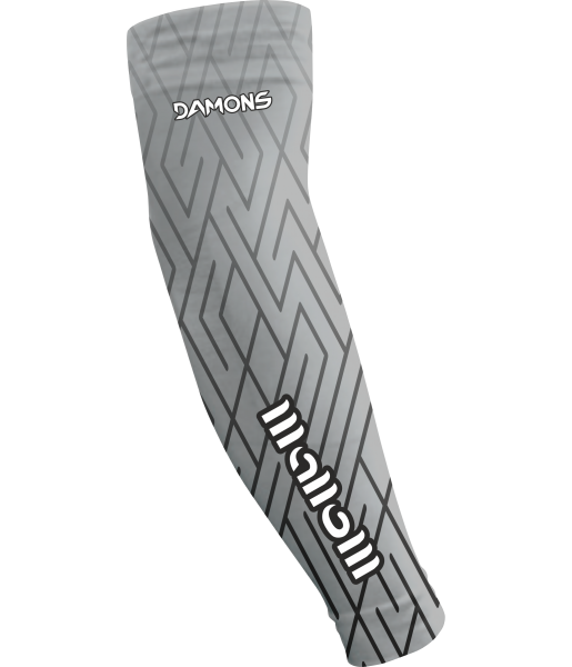 Szare rękawki siatkarskie męskie sublimowane Helix 2