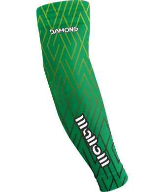 Zielone rękawki siatkarskie męskie sublimowane Helix 2