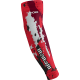 Czerwono-czarno-szare rękawki dla dziewczynek Helix 2