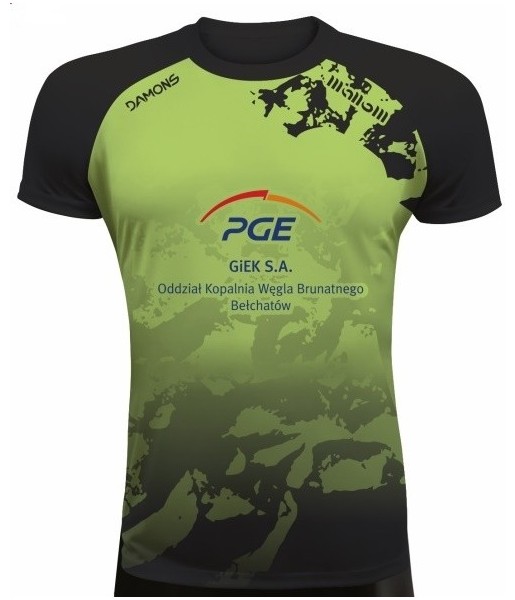 koszulka siatkarska defender pro pn jasnozielono-czarna, w pełni sublimowana do siatkówki halowej