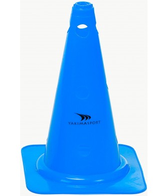 pachołek treningowy z otworami yakima 38 cm niebieski do lasek 25 mm i torów koordynacyjnych