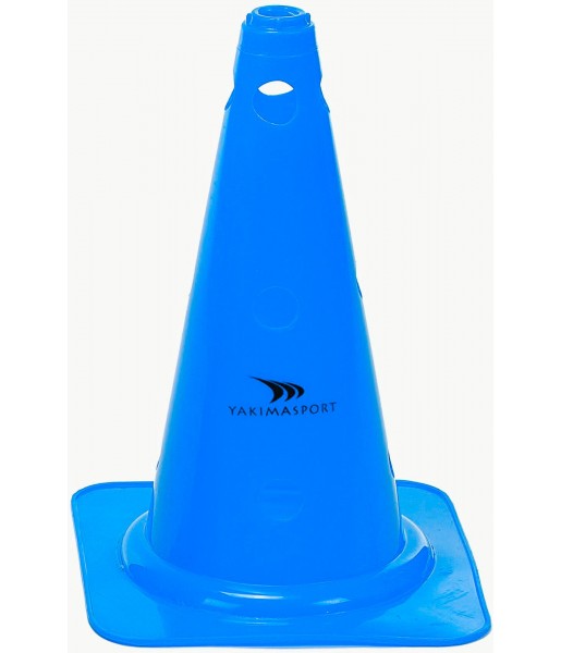 pachołek treningowy z otworami yakima 38 cm niebieski do lasek 25 mm i torów koordynacyjnych