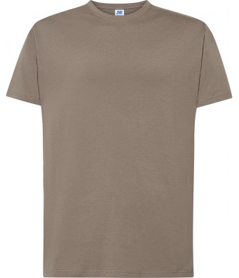 koszulka męska regular bawełna 150g lekka wygodna idealna do nadruków i zastosowań sportowych