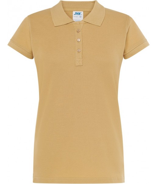koszulka polo damska regular bawełna 200g elegancka do pracy i na co dzień