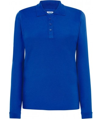 koszulka polo damska ls pique 200g elegancka dopasowana idealna do haftu i zastosowań sportowych
