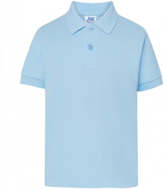 koszulka dziecięca polo bawełna 200g oddychająca do szkoły i na wf