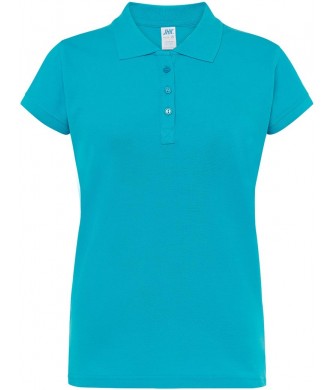 koszulka polo damska regular bawełna 200g elegancka do pracy i na co dzień