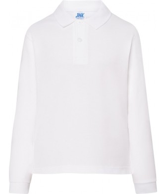 koszulka polo dziecięca ls długa bawełna 210g do szkoły