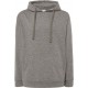 Szara melanżowa bluza dresowa męska z kapturem JHK SWRA KNG Grey Melange GM