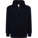 bluza treningowa męska hood granatowa ciemnoniebieska z kapturem zamkiem i kieszenią kangur