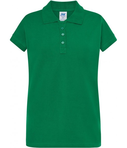 koszulka polo damska regular bawełna 200g elegancka do pracy i na co dzień
