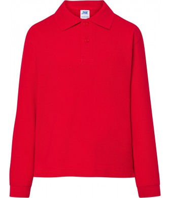 koszulka polo dziecięca ls długa bawełna 210g do szkoły