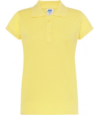 koszulka polo damska regular bawełna 200g elegancka do pracy i na co dzień