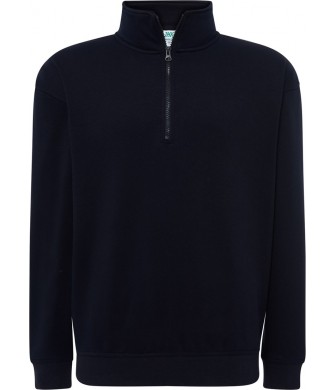 bluza treningowa męska half zip 290g kołnierz półzamek sport outdoor klub sublimacja manom