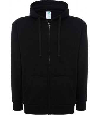 bluza treningowa męska hood 290g kaptur zamek kangurka unisex trwała