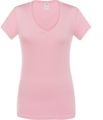 koszulka damska sicilia v-neck 140g lekka modna przewiewna idealna do nadruków i zastosowań sportowych