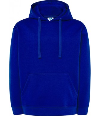 Niebieska chabrowa bluza dresowa męska z kapturem JHK SWRA KNG RB