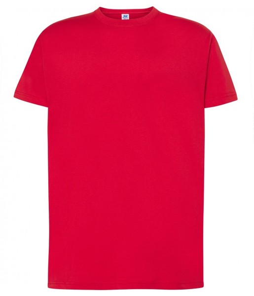 koszulka męska regular bawełna 150g lekka wygodna idealna do nadruków i zastosowań sportowych