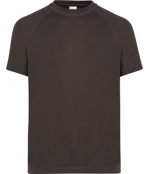 koszulka sportowa męska sportman grafitowa z poliestru 130 g do treningów, biegów i fitnessu