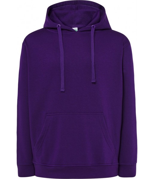 Fioletowa purpurowa bluza dresowa męska z kapturem JHK SWRA KNG PU