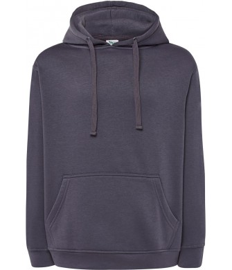 Granatowa bluza dresowa męska z kapturem JHK SWRA KNG Denim DN