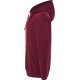 Bluza dresowa męska z kapturem JHK SWRA KNG bordowa burgundowa BU