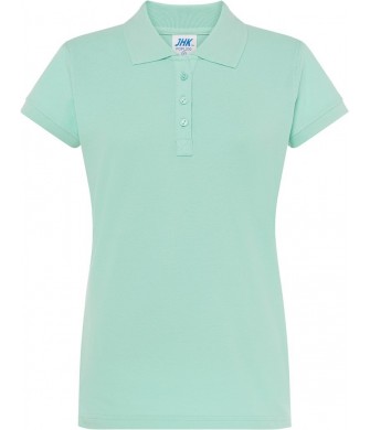 koszulka polo damska regular bawełna 200g elegancka do pracy i na co dzień