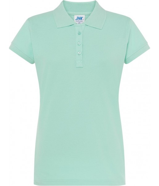koszulka polo damska regular bawełna 200g elegancka do pracy i na co dzień