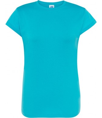 koszulka damska regular bawełna dopasowana lekka wygodna idealna do nadruków i zastosowań sportowych