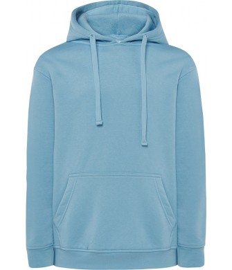 Błękitna bluza dresowa męska z kapturem JHK SWRA KNG Sky Blue SK