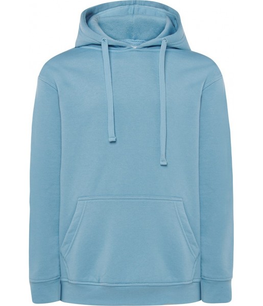 Błękitna bluza dresowa męska z kapturem JHK SWRA KNG Sky Blue SK