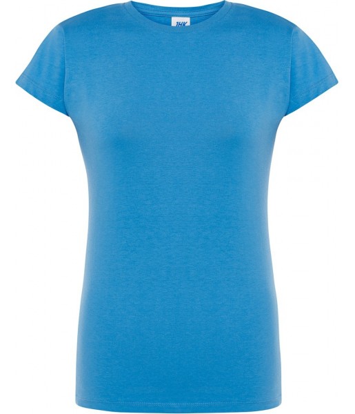 koszulka damska regular bawełna dopasowana lekka wygodna idealna do nadruków i zastosowań sportowych