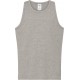 koszulka męska urban strap szary melanż bez rękawów z dzianiny single jersey