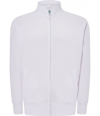 bluza męska full zip 290g kołnierz zamek boczne kieszenie sportowa