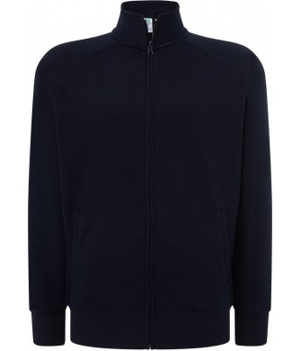 bluza męska full zip 290g kołnierz zamek boczne kieszenie sportowa