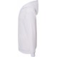 bluza treningowa męska hood biała z kapturem zamkiem kieszenią kangur i pod sublimację