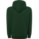 bluza treningowa męska hood zielona z kapturem zamkiem i kieszenią kangur